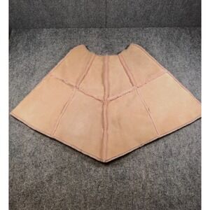 UGG Mouton Poncho Women's Small Pink Sheepskin Real Leather Rare Jacket Cape‎
